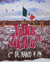 concentración en el Zócalo